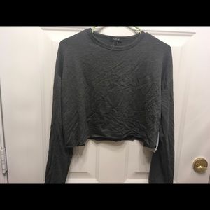 Long sleeve crop top